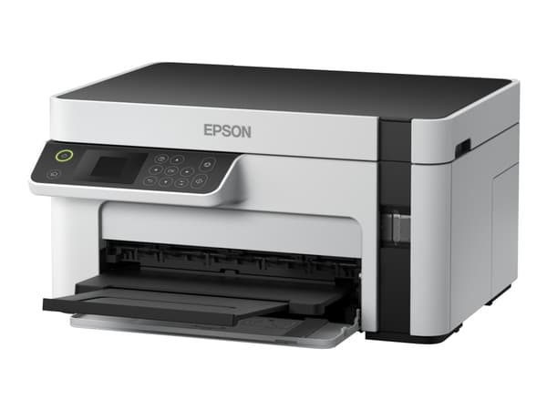 Epson EcoTank ET-M2120 - Multifunksjonsskriver - S/H - ink-jet - A4/Legal (medie) - opp til 15 spm (trykking) - 150 ark - USB, Wi-Fi - hvit
