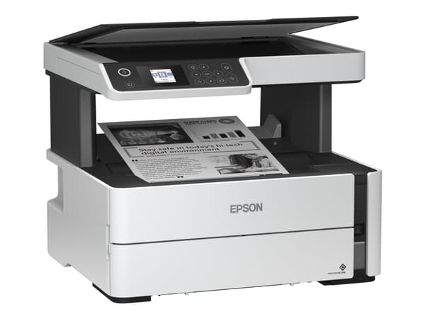 Epson EcoTank M2170 - Multifunksjonsskriver - S/H - ink-jet - påfyllbar - A4/Legal (medie) - opp til 20 spm (trykking) - 250 ark - USB, LAN, Wi-Fi -