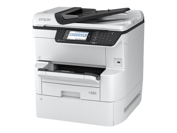 Epson WorkForce Pro WF-C878RDWF - Multifunksjonsskriver - farge - ink-jet - A3 (297 x 420 mm) (original) - A3 (medie) - opp til 22 spm (kopiering) - Sort, Hvit