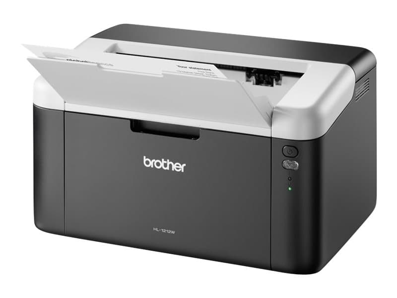 Brother HL-1212WVB, Laser, 2400 x 600 dpi, A4, 20 sider pr. minut, Sort, Hvid. Inkl. 5x toner