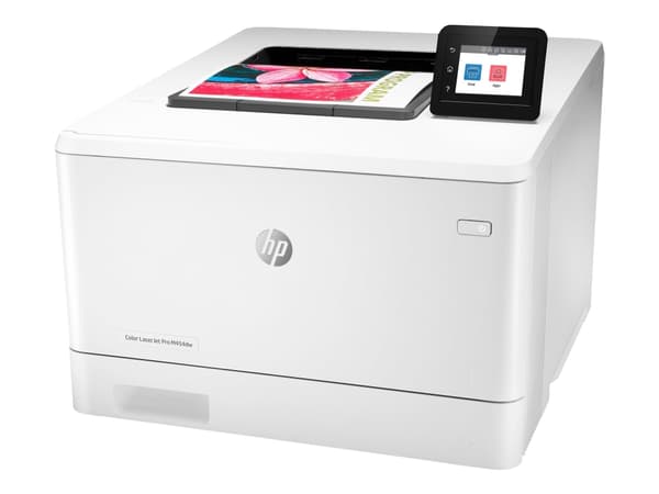 HP Color LaserJet Pro M454dw - Skrivare - färg - Duplex - laser - A4/Legal - 38.400 x 600 dpi - upp till 27 sidor/minut (mono)/upp till 27 sidor/minu Vit