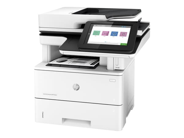 HP LaserJet Enterprise MFP M528f, Tulosta, kop., skannaa, faksaa, Tulostus etupaneelin USB-portista; Skannaus sähköpostiin; kaksipuolinen tulostus; k musta, Valkoinen
