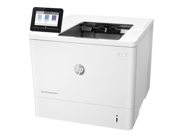 HP LaserJet Enterprise M611dn - Skriver - S/H - Dupleks - laser - A4/Legal - 1200 x 1200 dpi - opp til 61 spm - kapasitet: 650 ark - USB 2.0, Gigabit Hvit
