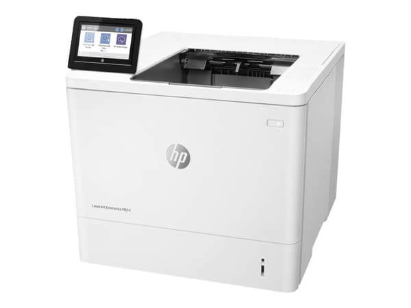 HP LaserJet Enterprise M612dn - Skriver - S/H - Dupleks - laser - A4/Legal - 1200 x 1200 dpi - inntil 71 spm - kapasitet: 650 ark - USB 2.0, Gigabit Hvit