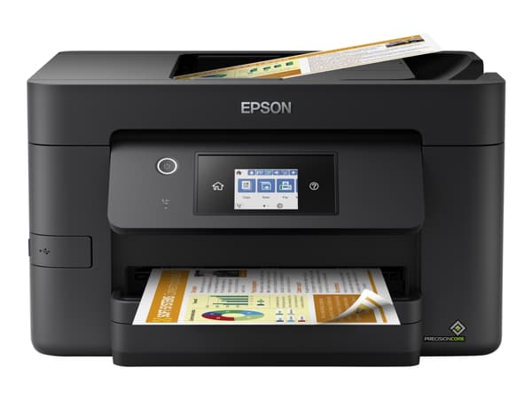 Epson WorkForce Pro WF-3820DWF - Multifunksjonsskriver - farge - ink-jet - A4/Legal (medie) - opp til 21 spm (trykking) - 250 ark - 33.6 kbps - USB 2