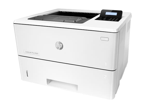HP LaserJet Pro M501dn - Skriver - S/H - Dupleks - laser - A4/Legal - 4800 x 600 dpi - inntil 43 spm - kapasitet: 650 ark - USB 2.0, Gigabit LAN, USB