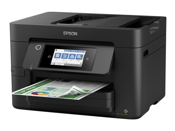 Epson WorkForce Pro WF-4820DWF, Mustesuihku, Väritulostus, 4800 x 2400 DPI, Väriskannaus, A4, Musta