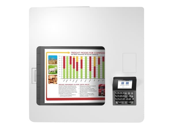 HP Color LaserJet Enterprise M554dn -tulostin, Tulostus, USB-tulostus etulevyn kautta; Kaksipuolinen tulostus, Laser, Väri, 1200 x 1200 DPI, A4, 33 p