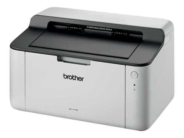 Brother HL-1110E, Laser, 2400 x 600 DPI, A4, 20 ppm, Musta, Valkoinen musta, Valkoinen
