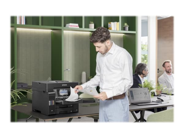 Epson EcoTank L6550 - Multifunksjonsskriver - farge - ink-jet - A4 (210 x 297 mm) (original) - A4/Legal (medie) - opp til 25 spm (trykking) - 550 ark