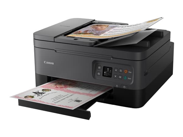 Canon PIXMA TS7450 - Multifunktionsskrivare - färg - bläckstråle - A4 (210 x 297 mm), Legal (216 x 356 mm) (original) - A4/Legal (media) - upp till 1 Svart