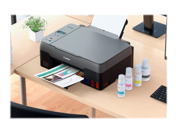Canon PIXMA G2520 - Multifunksjonsskriver - farge - ink-jet - påfyllbar - A4 (210 x 297 mm), Letter A (216 x 279 mm) (original) - A4/Legal (medie) - Sort