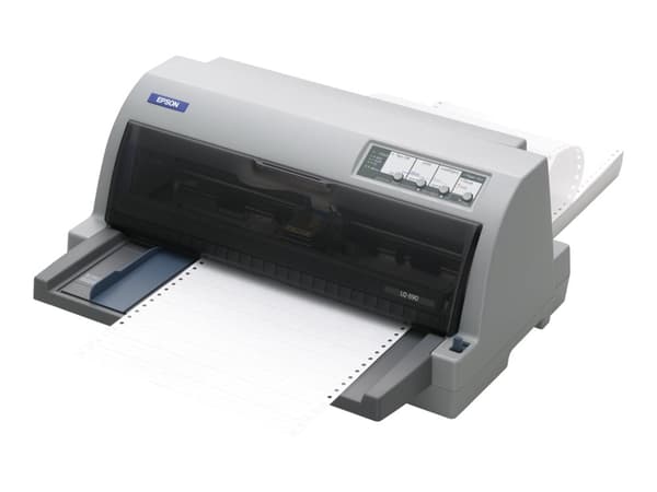 Epson LQ 690 - Skriver - S/H - punktmatrise - 12 cpi - 24 pin - inntil 529 tegn/sek - parallell, USB