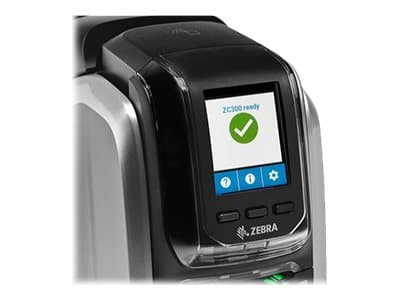 Zebra ZC300 - Plastkortskriver - farge - fargesublimering/termooverføring - CR-80 Card (85.6 x 54 mm) - 300 dpi - inntil 900 kort/time (mono) / innti