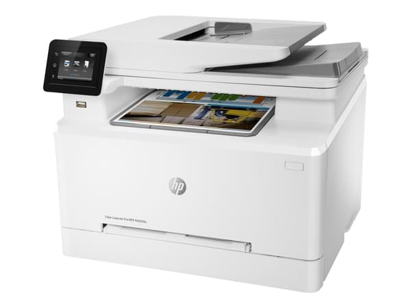 HP Color LaserJet Pro MFP M282nw, Tulosta, kopioi, skann, Tulostus etupaneelin USB-liitännästä; skannaus sähköpostiin; 50 arkin automaattinen syöttöl Valkoinen