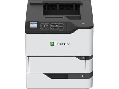 Lexmark MS821dn, Laser, 1200 x 1200 DPI, A4, 52 ppm, Kaksipuolinen tulostus, Musta, Valkoinen