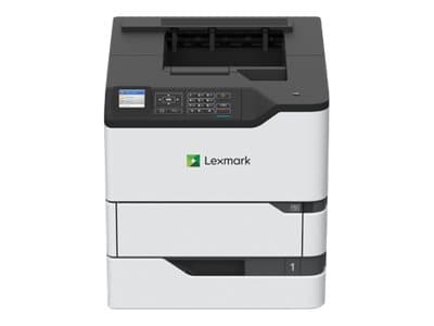Lexmark MS821dn, Laser, 1200 x 1200 DPI, A4, 52 ppm, Kaksipuolinen tulostus, Musta, Valkoinen
