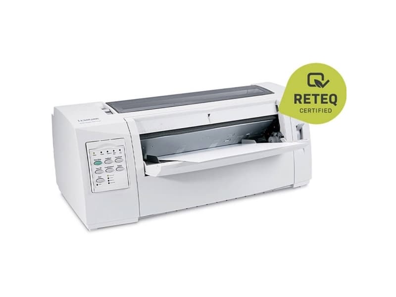 Lexmark Forms Matrix Drucker 2581N+ Nåleprinter Refurbished (meget god)