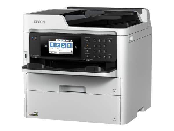 Epson WorkForce Pro WF-C579RDWF - Multifunksjonsskriver - farge - ink-jet - 215.9 x 355.6 mm (original) - A4/Legal (medie) - opp til 22 spm (kopierin Sort, Hvit