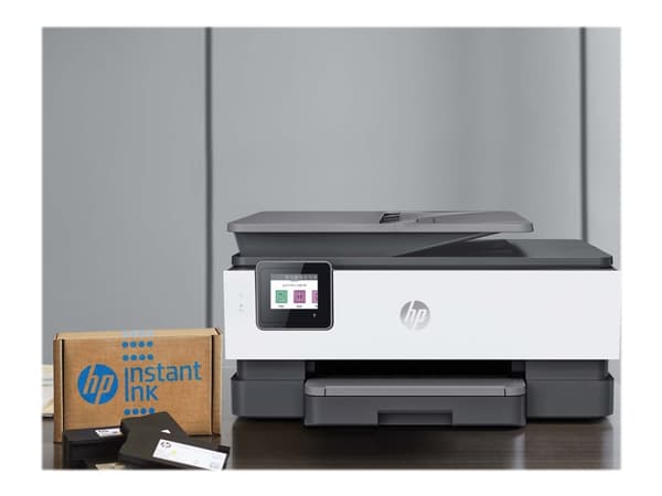 HP OfficeJet Pro 8024 All-in-One Printer, Lämpömustesuihkutulostin, Väritulostus, 4800 x 1200 DPI, Värikopiointi, Väriskannaus, A4