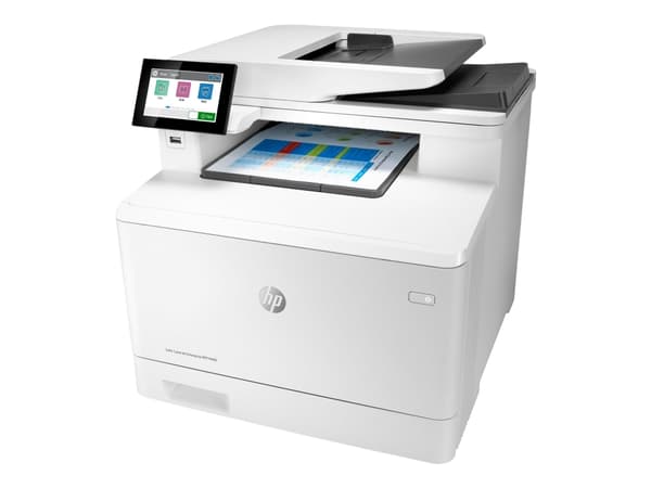 HP Color LaserJet Enterprise MFP M480f, Väri, Tulostin varten Yritys, Tulosta, kop., skannaa, faksaa, pieni koko; vahva suojaus; kaksipuolinen tulost Valkoinen, musta