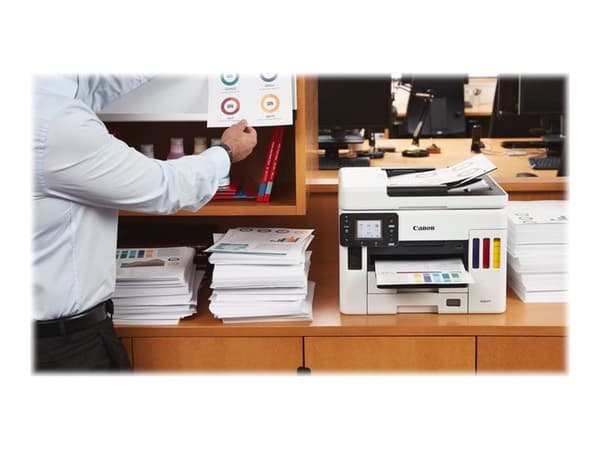 Canon MAXIFY GX7050 - Multifunktionsskrivare - färg - bläckstråle - påfyllbar - Legal (216 x 356 mm)/A4 (210 x 297 mm) (original) - A4/Legal (media)