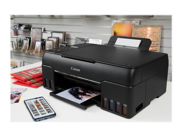 Canon PIXMA G650 MegaTank, Mustesuihku, Väritulostus, 4800 x 1200 DPI, A4, Suoratulostus, Musta