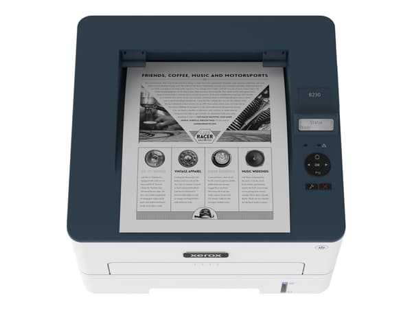 Xerox B230 - Skriver - S/H - laser - Legal/A4 - 600 x 600 dpi - inntil 34 spm - kapasitet: 250 ark - USB 2.0, LAN, Wi-Fi(n), USB 2.0 vert - Green Wor