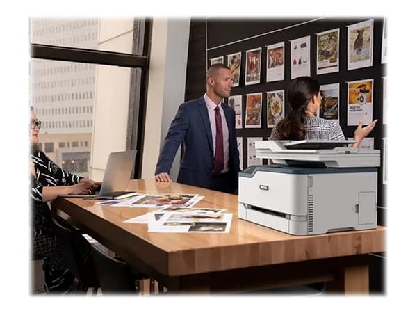 Xerox C235, A4, 22 s/min, langaton, kopiointi/tulostus/skannaus/faksaus, PS3 PCL5e/6 ADF, 2 alustaa, yht. 251 arkkia, Laser, Väritulostus, 600 x 600