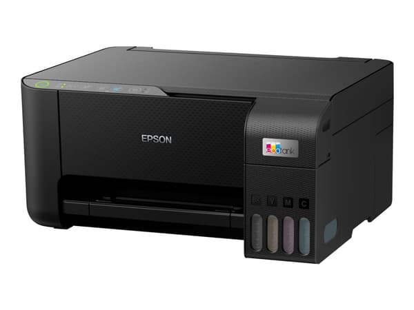 Epson EcoTank ET-2810 - Multifunksjonsskriver - farge - ink-jet - ITS - A4 (medie) - opp til 10 spm (trykking) - 100 ark - USB, Wi-Fi - svart