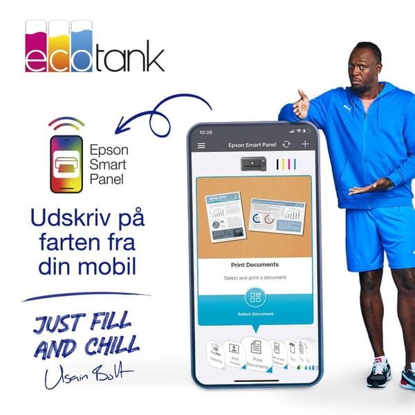Epson EcoTank ET-4856 - Multifunktionsskrivare - färg - bläckstråle - påfyllbar - A4 (media) - upp till 15.5 sidor/minut (utskrift) - 250 ark - 33.6