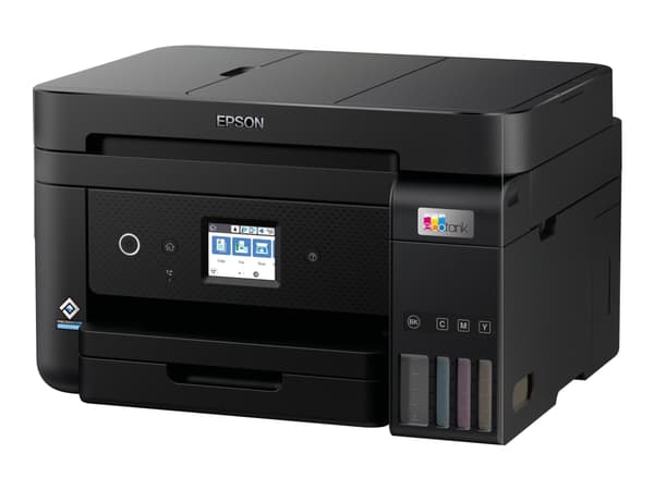 Epson L6290 - Multifunksjonsskriver - farge - ink-jet - påfyllbar - A4 (210 x 297 mm) (original) - A4/Legal (medie) - opp til 15.5 spm (trykking) - 2 Sort