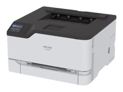 Ricoh C200W - Skrivare - färg - Duplex - laser - A4 - 2400 x 600 dpi - upp till 24 sidor/minut (mono)/ upp till 24 sidor/minut (färg) - kapacitet: 25 Svart, Vit