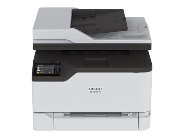 Ricoh M C240FW, Laser, Väritulostus, 2400 x 600 DPI, A4, Suoratulostus, Musta, Valkoinen