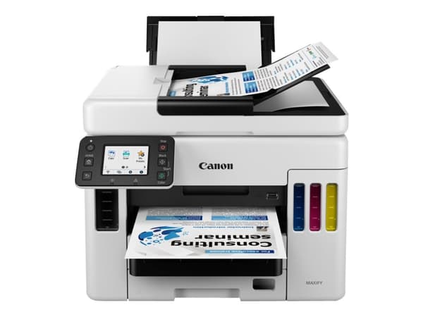 Canon MAXIFY GX7040 - Multifunktionsskrivare - färg - bläckstråle - påfyllbar - A4 (210 x 297 mm), Legal (216 x 356 mm) (original) - A4/Legal (media)