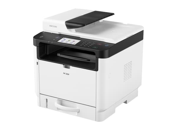 Ricoh M 320F - Monitoimitulostin - S/H - laser - A4 (210 x 297 mm) (originaali) - A4 (tulostusmateriaali) - enintään 32 sivua/min (kopiointi) - enint