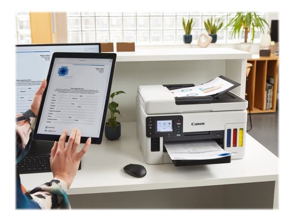 Canon MAXIFY GX6040 - Multifunksjonsskriver - farge - ink-jet - påfyllbar - Legal (216 x 356 mm)/A4 (210 x 297 mm) (original) - A4/Legal (medie) - op