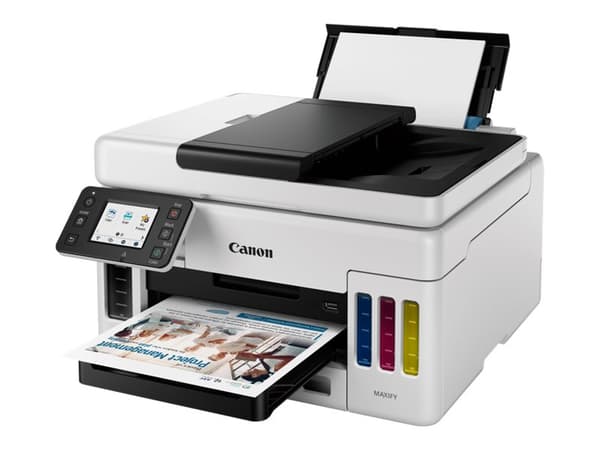 Canon MAXIFY GX6040 - Multifunksjonsskriver - farge - ink-jet - påfyllbar - Legal (216 x 356 mm)/A4 (210 x 297 mm) (original) - A4/Legal (medie) - op Hvit