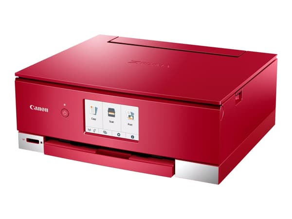 Canon PIXMA TS8352a, Mustesuihku, Väritulostus, 4800 x 1200 DPI, A4, Suoratulostus, Punainen