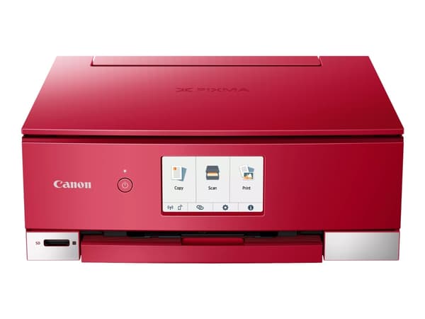 Canon PIXMA TS8352a, Mustesuihku, Väritulostus, 4800 x 1200 DPI, A4, Suoratulostus, Punainen