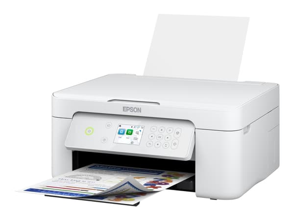 Epson Expression Home XP-4205 - Multifunksjonsskriver - farge - ink-jet - A4/Legal (medie) - opp til 10 spm (trykking) - 100 ark - USB, Wi-Fi - hvit