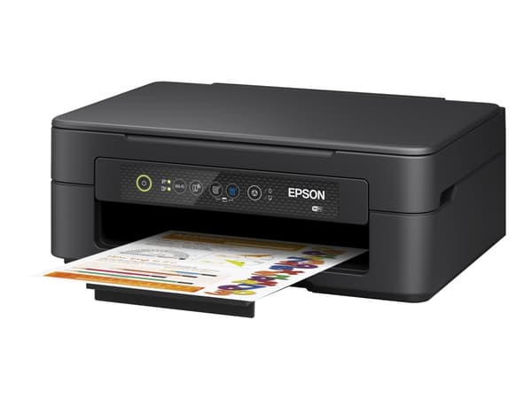 Epson Expression Home XP-2200 - Multifunksjonsskriver - farge - ink-jet - A4/Legal (medie) - opp til 8 spm (trykking) - 50 ark - USB, Wi-Fi - svart Sort