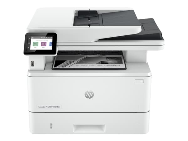 HP LaserJet Pro MFP 4102fdwe - Multifunksjonsskriver - S/H - laser - Legal (216 x 356 mm) (original) - A4/Legal (medie) - opp til 38 spm (kopiering)