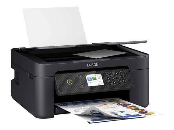 Epson Expression Home XP-4200 - Multifunksjonsskriver - farge - ink-jet - A4/Legal (medie) - opp til 10 spm (trykking) - 100 ark - USB, Wi-Fi - svart
