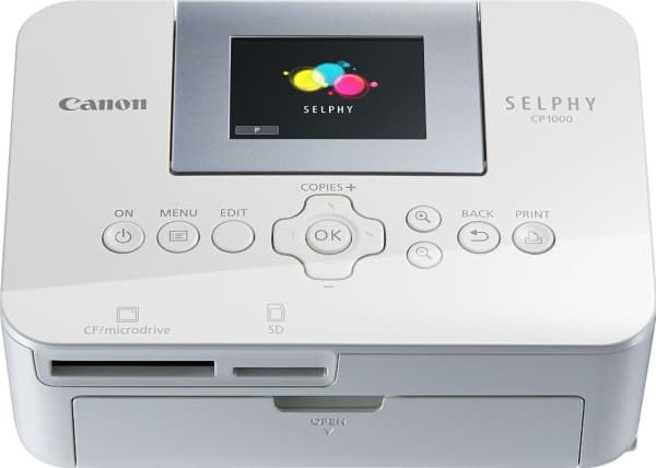 Canon SELPHY CP1000, Dye-Sublime, 300 x 300 DPI, Direkte utskrift, Hvit