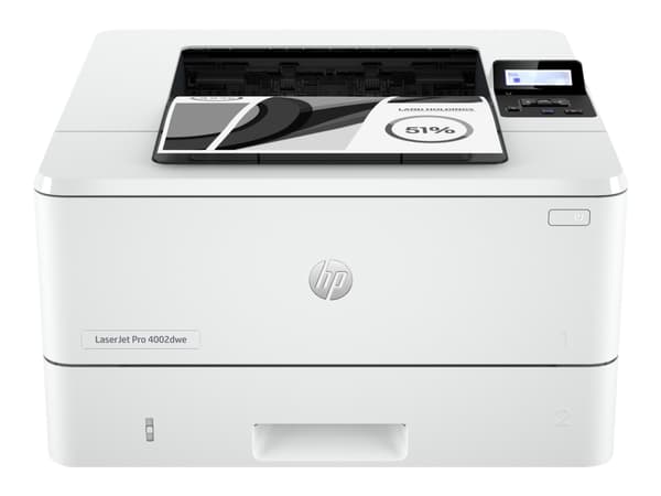 HP LaserJet Pro 4002dwe - Skrivare - svartvit - Duplex - laser - A4/Legal - 4800 x 600 dpi - upp till 40 sidor/minut - kapacitet: 350 ark - USB 2.0,