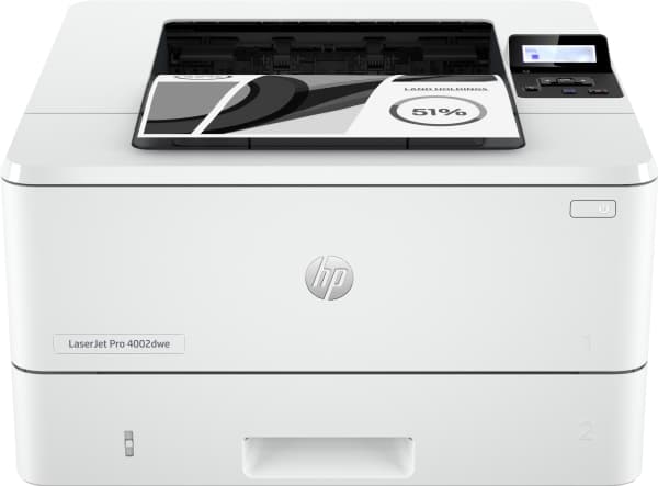 HP LaserJet Pro 4002dwe - Skrivare - svartvit - Duplex - laser - A4/Legal - 4800 x 600 dpi - upp till 40 sidor/minut - kapacitet: 350 ark - USB 2.0,