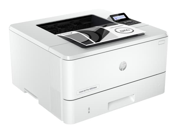 HP LaserJet Pro 4002dwe - Skrivare - svartvit - Duplex - laser - A4/Legal - 4800 x 600 dpi - upp till 40 sidor/minut - kapacitet: 350 ark - USB 2.0,