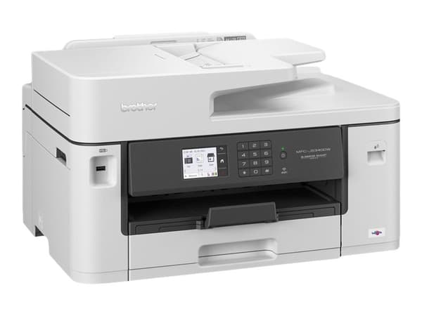 Brother MFC-J5340DWE - Multifunksjonsskriver - farge - ink-jet - A3/Ledger (medie) - opp til 28 spm (trykking) - 250 ark - 14.4 kbps - USB 2.0, LAN,