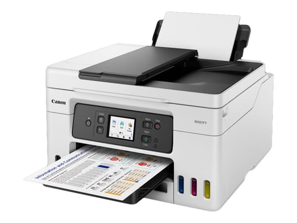 Canon MAXIFY GX4050 - Multifunksjonsskriver - farge - ink-jet - påfyllbar - Legal (216 x 356 mm) (original) - A4/Legal (medie) - opp til 18 ipm (tryk Sort, Hvit